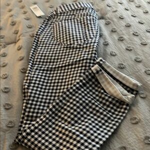 Black and White Gingham Pants